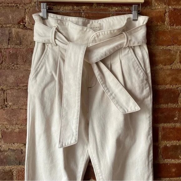 Sezane Austin Trousers Ecru NWOT - Picture 7 of 7